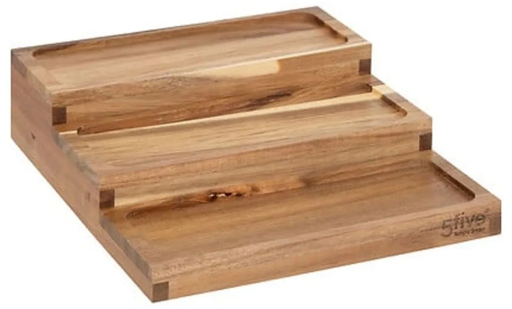 JJA Sada 9ks koreničiek s akátovým viečkom (180ml) + schodíky na koreničky AKAT HARMONY