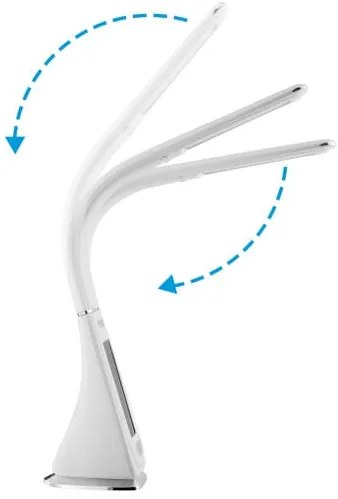 InternetovaZahrada - Stolná LED lampa Lilly - biela