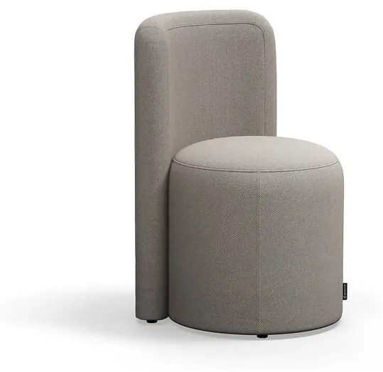 Taburet VARIETY, s operadlom, látka Blues CSII, šedohnedá