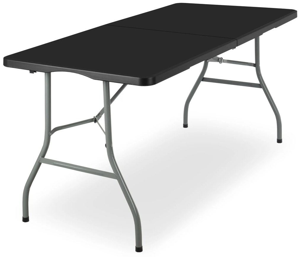 Skladací cateringový stôl RICO 152 cm čierny