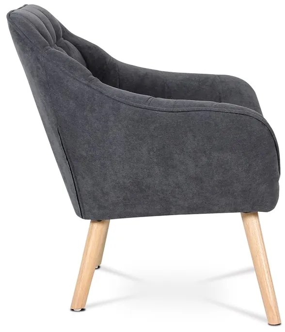 Autronic BONTEC Dvojmiestna pohovka, sivá, látka, AK-322 GREY2 Farba: Strieborná