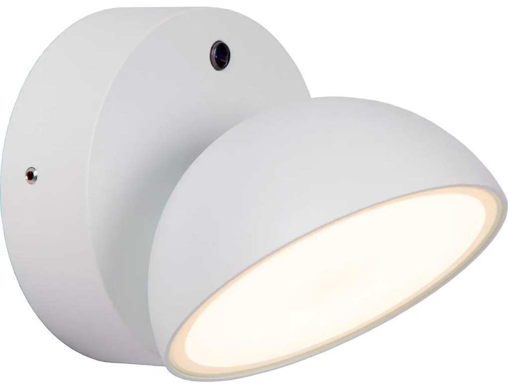Lucide 22865/12/31 - LED Vonkajšie nástenné svietidlo FINN LED/12W/230V IP54 biela