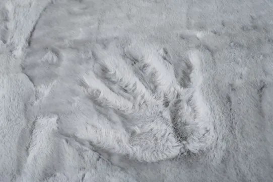 Koberček RABBIT FUR CLASSIC svetlosivý