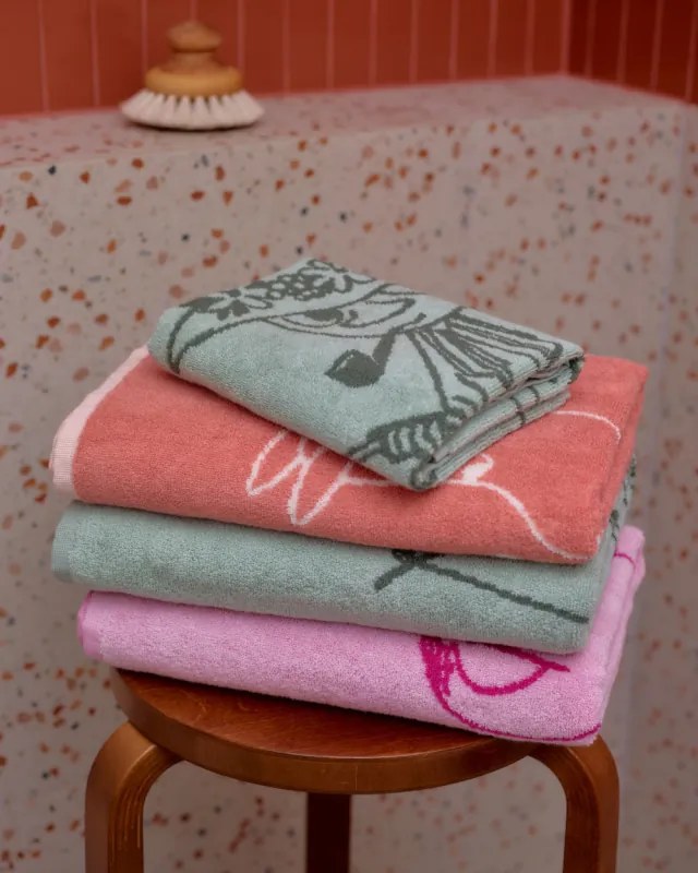 Uterák Moominmamma 70x140, modrozelený