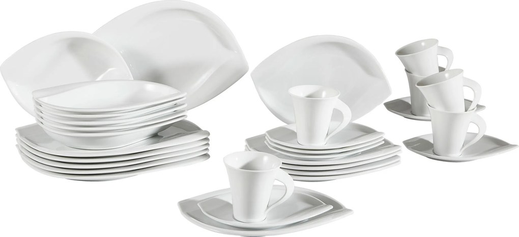 XXXLutz KOMBINOVANÝ SERVIS Acacia 30-dielne Creatable - Online Only bytové doplnky - 007768069901