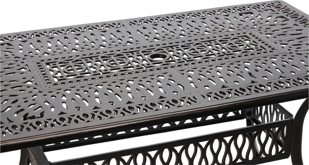 Zahradní stůl Hastings 150 cm antický bronz