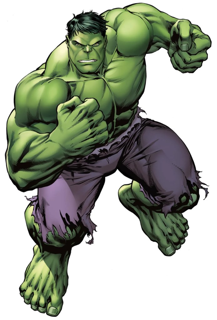 Samolepka na stenu "Hulk" 50x70cm
