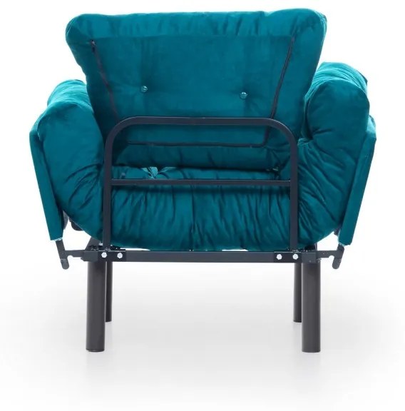 Kreslo Nitta petrolejovo modré