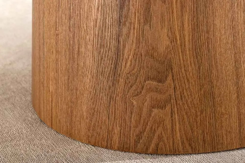 Dizajnový keramický jedálenský stôl Parthenia 200 cm travertín / dub