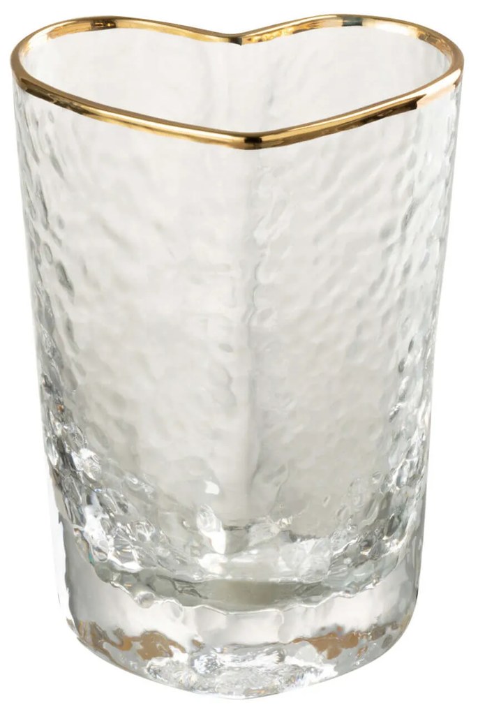 Pohár na vodu v tvare srdca