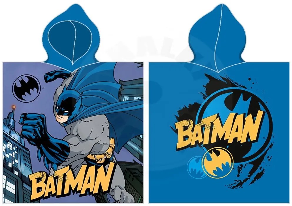Carbotex Detské pončo 55x110 cm - Batman Temný rytier