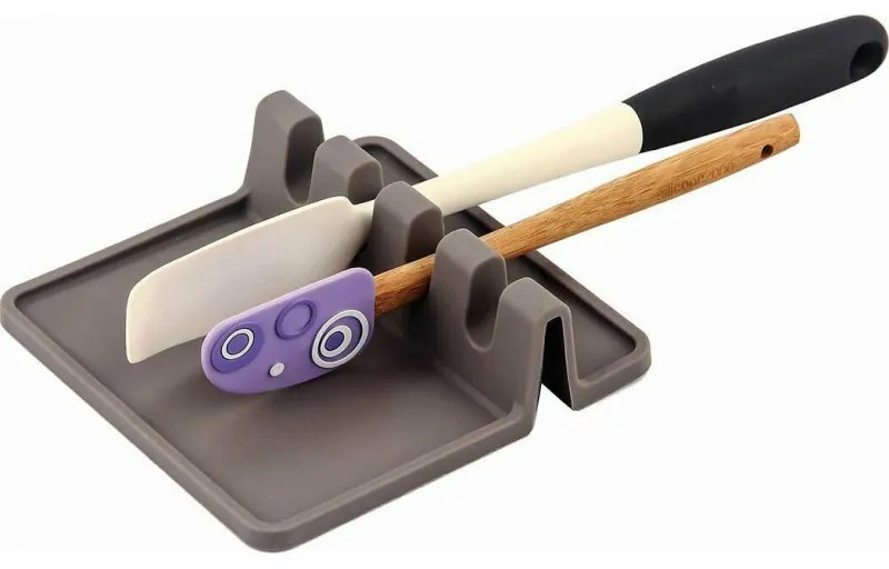 ALTOM Silikónový držiak na varešky a kuchynské náradie, proti znečisteniu, béžová