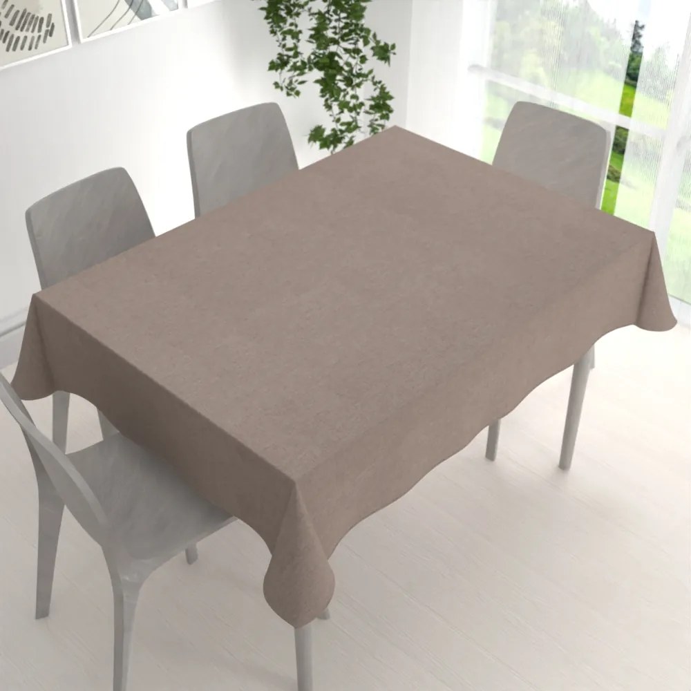 Biante Dekoračný obdĺžnikový obrus BKW-204 Sivohnedý žíhaný 50x100 cm