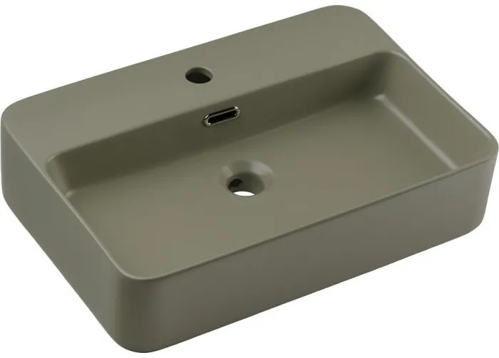 Závěsná skříňka Nordic Trust s deskou a umyvadlem 80 cm dub cremona