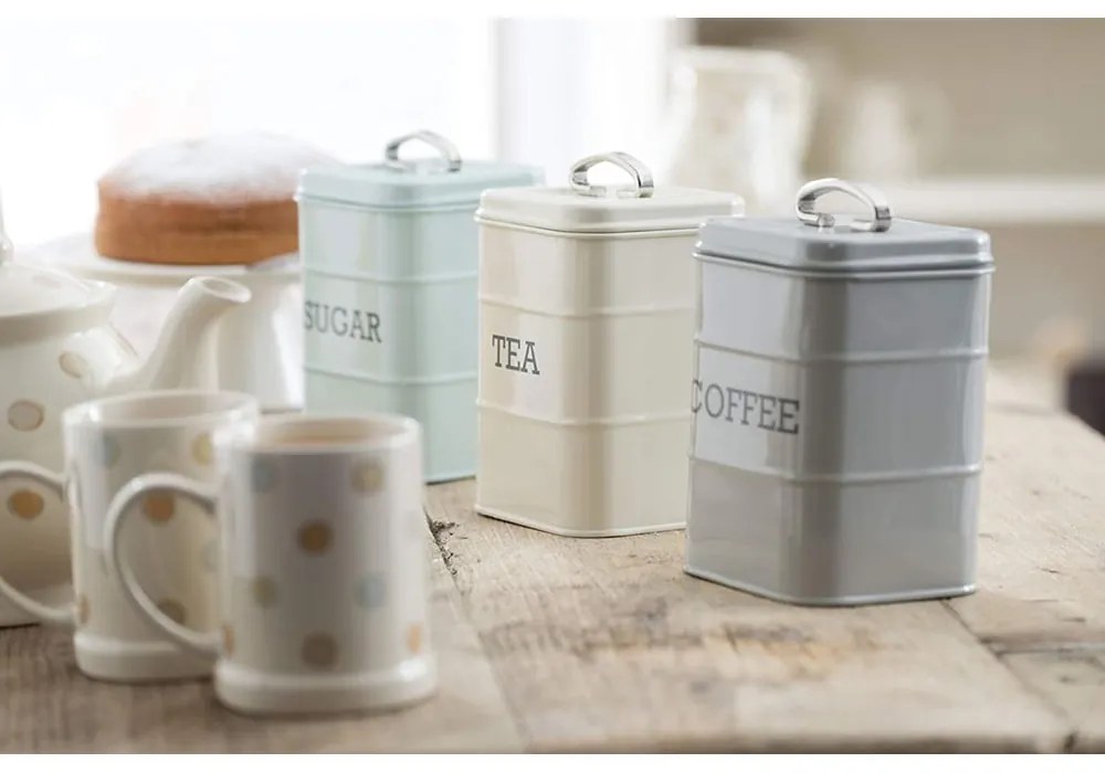 Oceľová dóza na sypaný čaj Living Nostalgia – Kitchen Craft