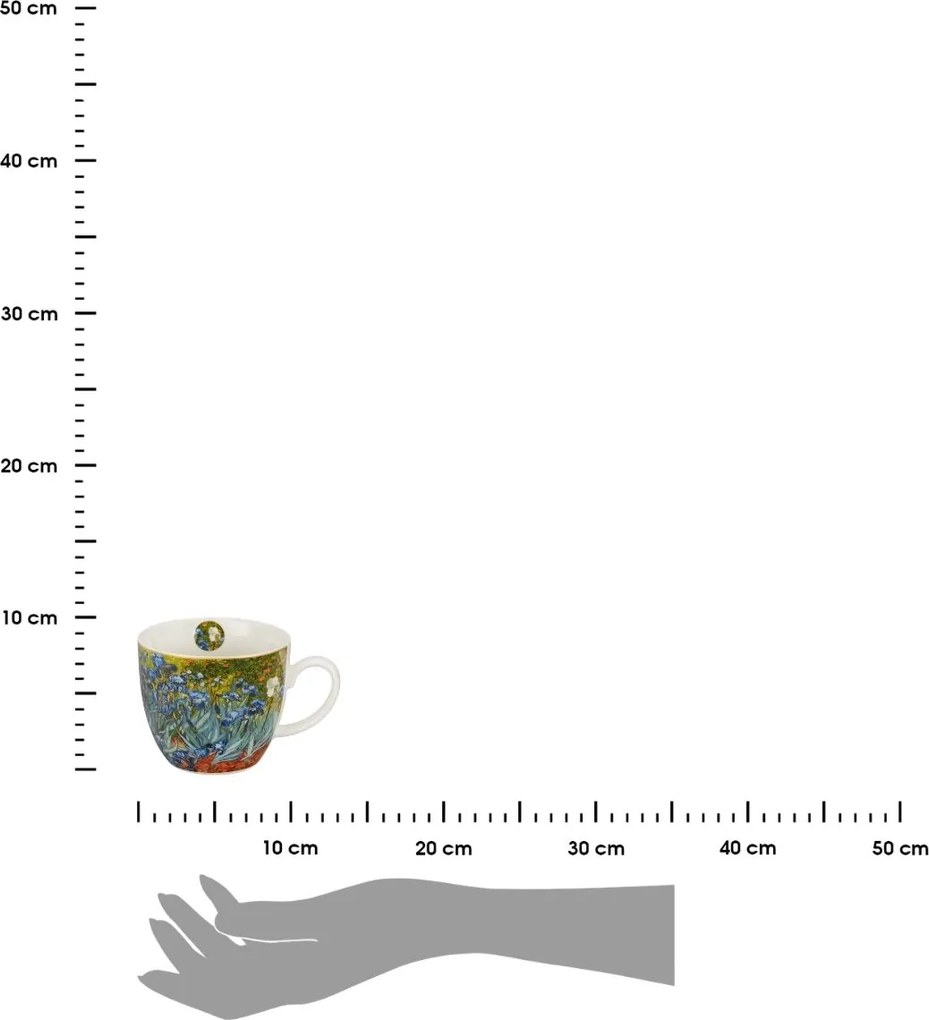 Porcelánový hrnček Van Gogh Irises 460 ml