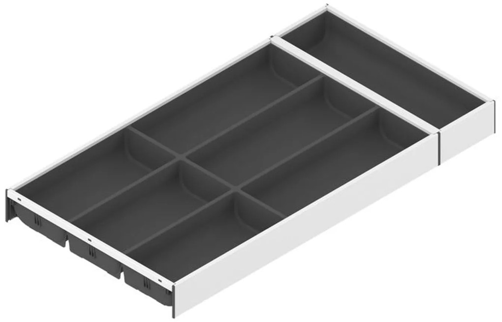 Blum Príborník ZC7S600BS3 Ambia-line 300 x 600 mm bielý/sivý