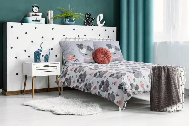 EUROFIRANY Posteľné obliečky 160 cm x 200 cm viacfarebná 100 % bavlna