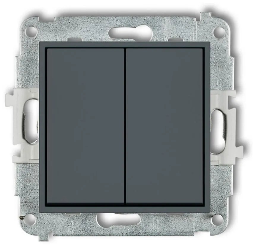 Vypínač mini lustrový grafit mat 28MWP-2 mini