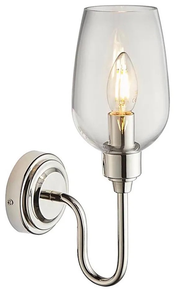 Endon 103316 - Nástenné svietidlo STOURTON 1xE14/6W/230V lesklý chróm