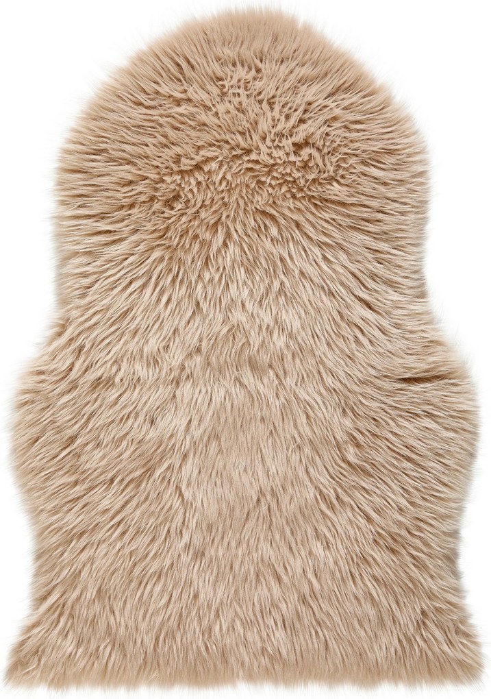 XXXLutz UMELÁ KOŽUŠINA, 60/90 cm, béžová Boxxx - Koberce - 007821017792