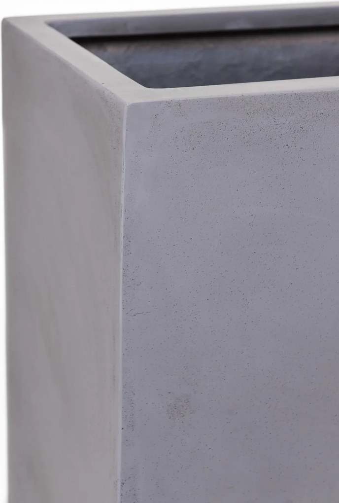 Kvetináč ELEMENTO, sklolaminát, šírka 59 cm, sivá