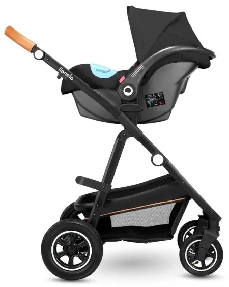 Lionelo - Kombinovaný kočík 2v1 AMBER Grey Graphite