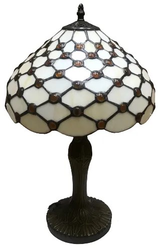 Tiffany lampa stolná Ø30*49 cm Prezent 53 vzor 7 HIVE