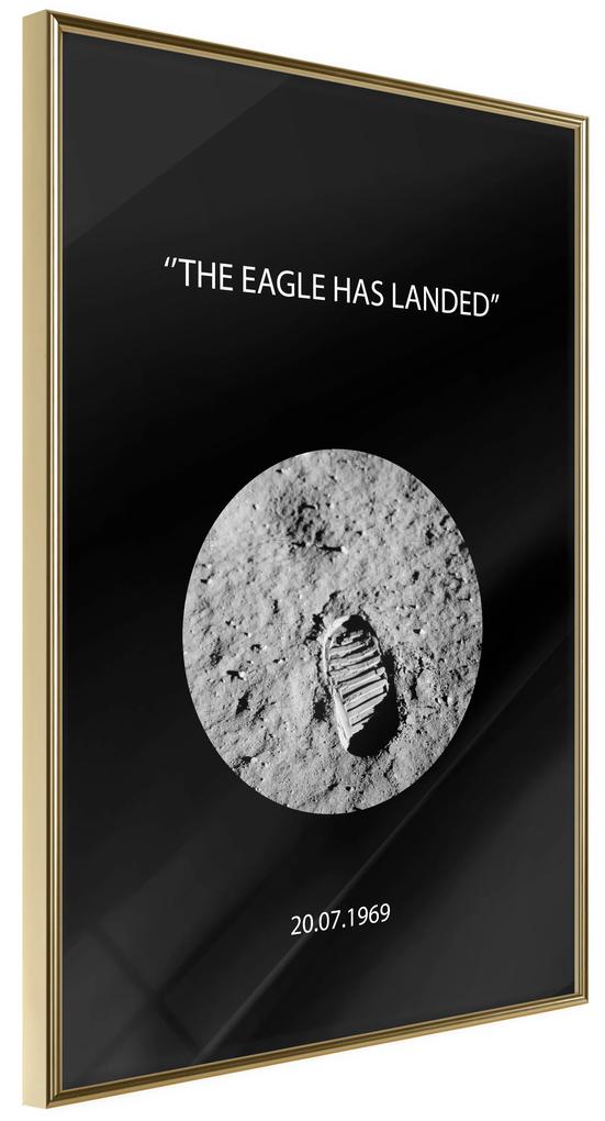 Artgeist Plagát - The Eagle Has Landed [Poster] Veľkosť: 20x30, Verzia: Zlatý rám