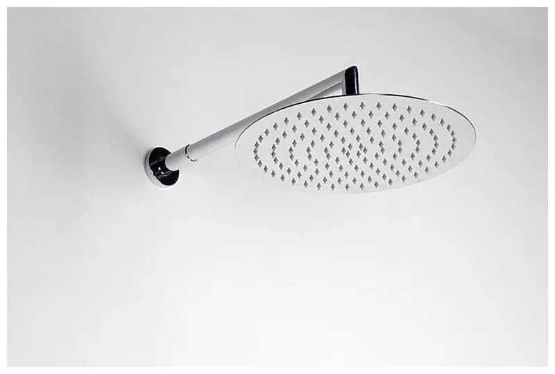 Hlavová sprcha z nehrdzavejúcej ocele v lesklo striebornej farbe ø 30 cm Slim – Sapho