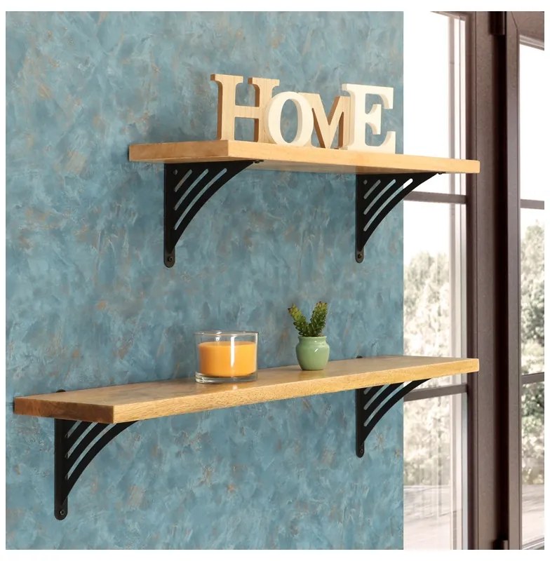 Polica na stenu s konzolou Jana 50 cm MANGO