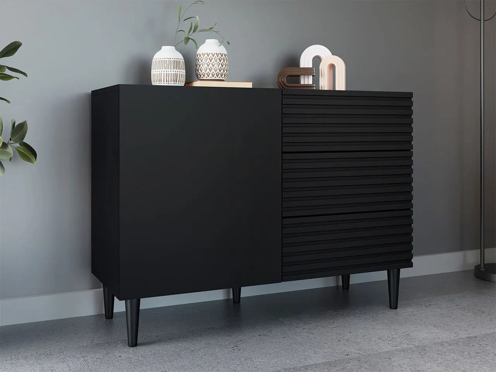 Komoda Sorleto 1D3SZ, Farby: biela