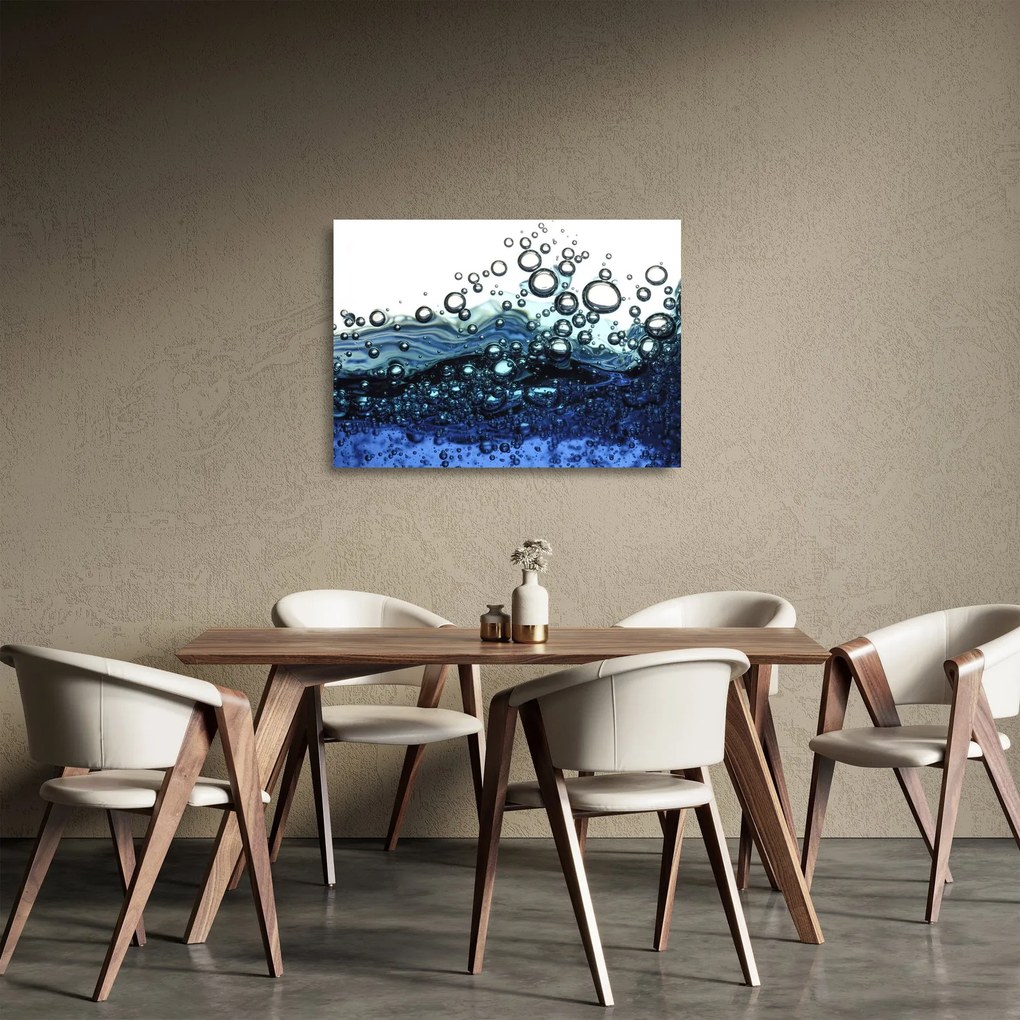 Sklenený obraz bubliniek (70x50 cm)