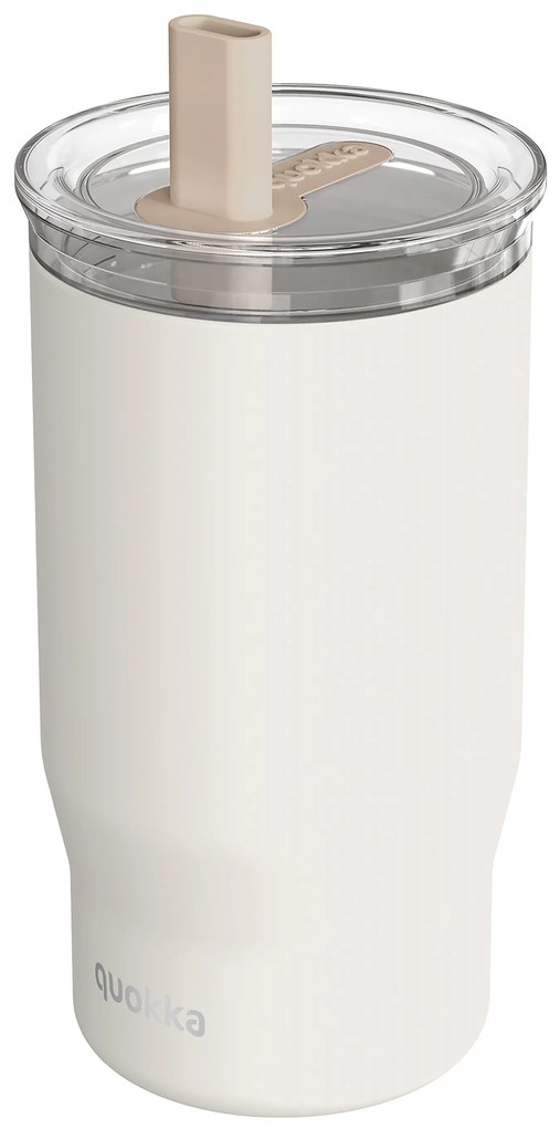 Nerezový termohrnček so slamkou Mist Ivory 720 ml