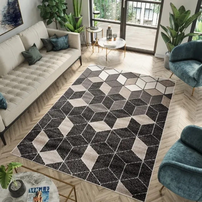 Moderný koberec Fiesta s geometrickým vzorom Šírka: 200 cm | Dĺžka: 200 cm