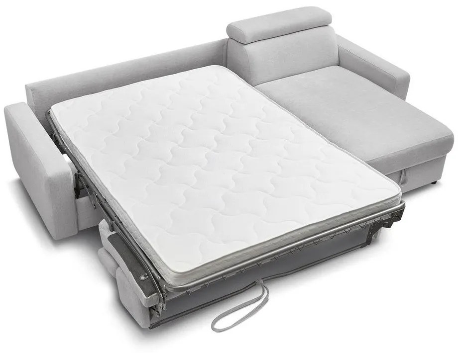 Svetlosivá rozkladacia rohová pohovka (variabilná) Monaco – Bobochic Paris