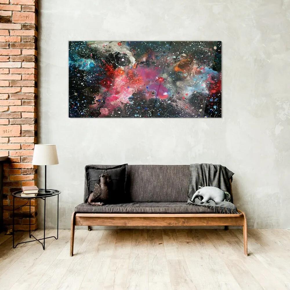 Skleneny obraz Abstrakcie cosmos hviezdy