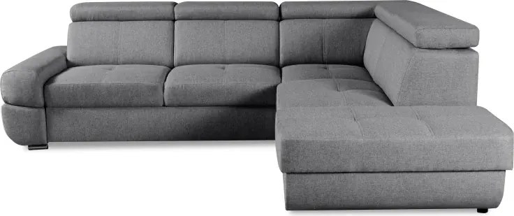 Sedacia súprava Logan, pravá, sivá (malmo 90)