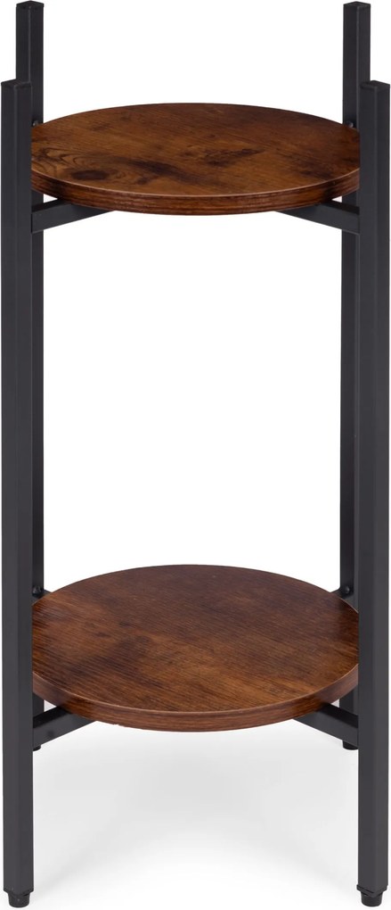 Stojan na květiny THEO černý/hnědý