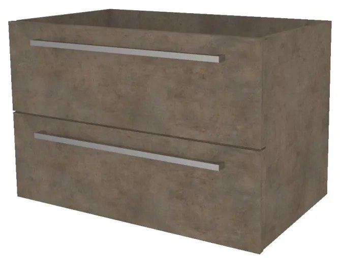 Mereo, Mereo Bino, kúpeľňová skrinka 61 cm, Multidecor, Betón Chicago tmavosivý, MER-CN690SBCS2