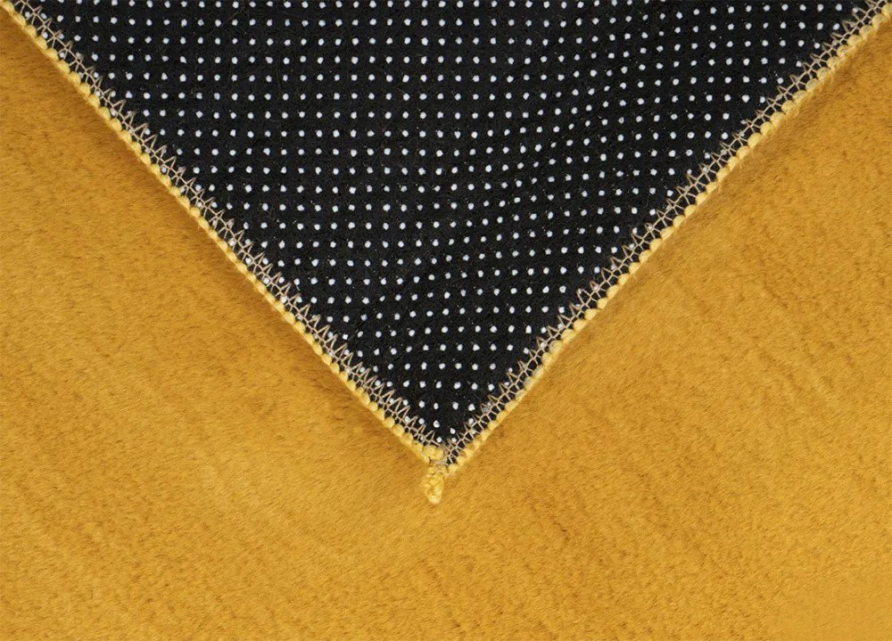 B-line, Kusový koberec COLOR UNI Sunflower, 60x100, žltá, obývacia izba