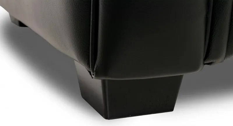 Kožené kreslo CHESTERFIELD, sivá (Rimini)