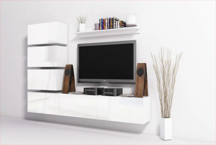 MEBLINE Luxusná obývacia stena ONYX 5A