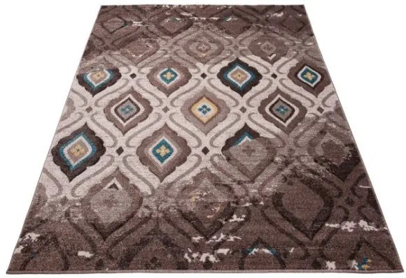 Koberec Sumatra H109A Geometric hnedý, tmavo béžový
