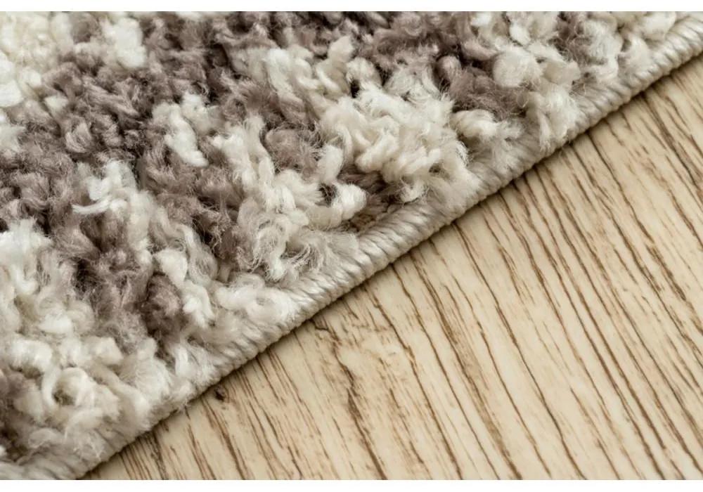 Kusový koberec Shaggy Akira krémový 180x270cm