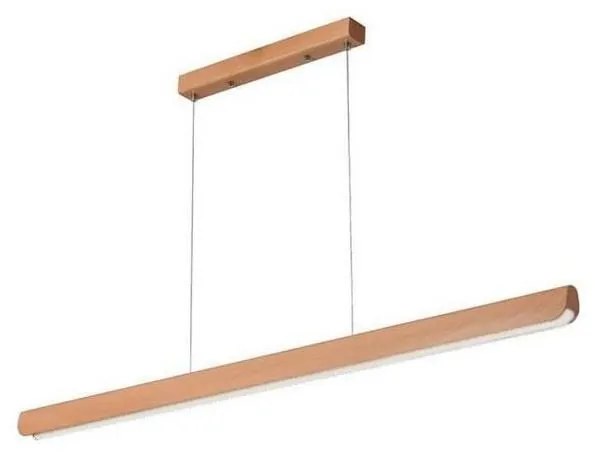 LED Luster na lanku LED/22W/230V 4000K 120 cm buk/masív