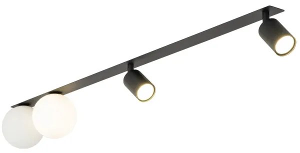 Podhľadové bodové svietidlo VOX 2xG9/8W/230V + 2xGU10/10W čierna