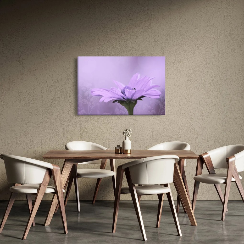 Obraz - Fialový kvet (90x60 cm)