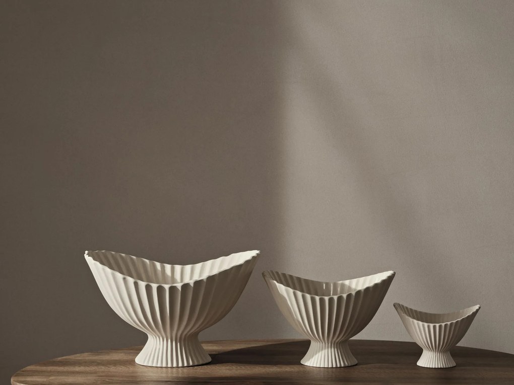 Ferm Living Dizajnová misa Fountain Off White Middle