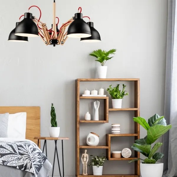 Prisadený luster MARCELLO 5xE27/60W/230V